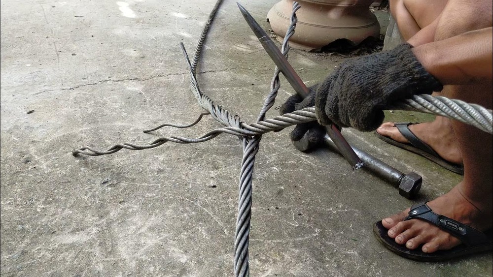 Những cách tết, ép cáp với bộ chùm cẩu phổ biến nhất